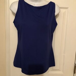 Worth Royal Blue Sleeveless Blouse